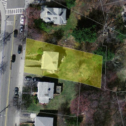180 Dedham St, Newton MA 02461-2118 aerial view