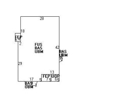 293 Webster St, Newton MA  02466-2105 floor plan