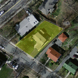 51 Fair Oaks Ave, Newton MA 02460-1216 aerial view