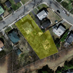 104 Carver Rd, Newton MA 02461-1338 aerial view