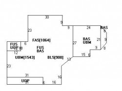 32 Park Ave, Newton MA 02458-2636 floor plan