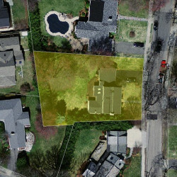 94 Evelyn Rd, Newton MA 02468-1021 aerial view