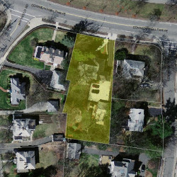 874 Commonwealth Ave, Newton MA 02459-1041 aerial view