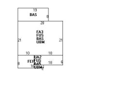 223 Webster St, Newton MA  02465-1851 floor plan