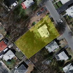 62 Harding St, Newton MA 02465-1320 aerial view