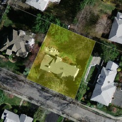 136 Old Farm Rd, Newton MA  02459-3400 aerial view