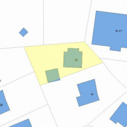 18 Weldon Rd, Newton MA 02458-1807 plot plan