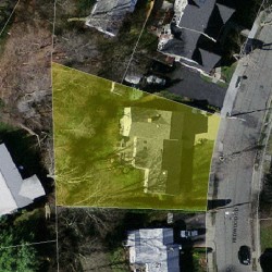 11 Redwood Rd, Newton MA  02459-3124 aerial view