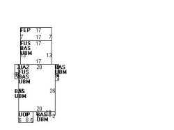 17 Waban St, Newton MA 02458-1533 floor plan