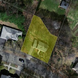 407 Waban Ave, Newton MA 02468-1334 aerial view