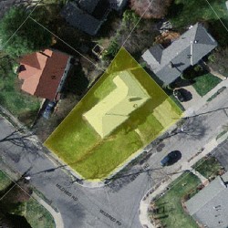 43 Selwyn Rd, Newton MA 02461-2123 aerial view