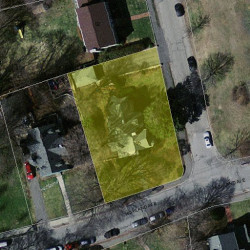 95 Highland Ave, Newton MA 02460-1848 aerial view