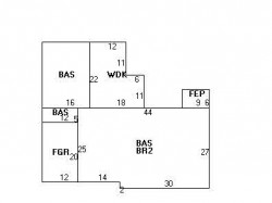 107 Truman Rd, Newton MA 02459-2640 floor plan