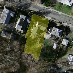 16 George St, Newton MA 02458-2309 aerial view