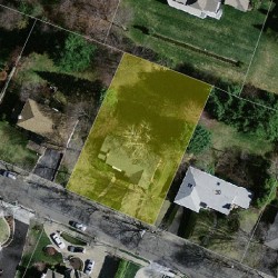 22 Columbine Rd, Newton MA 02459-3444 aerial view