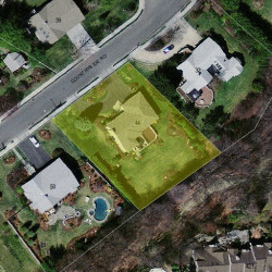 44 Countryside Rd, Newton MA  02459-2939 aerial view