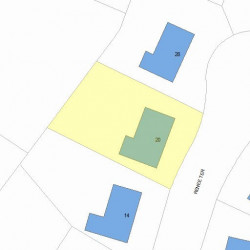 20 Renee Ter, Newton MA 02459-2303 plot plan