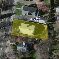 280 Parker St, Newton MA 02459-2673 aerial view