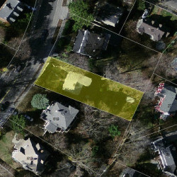 606 Centre St, Newton MA  02458-2326 aerial view