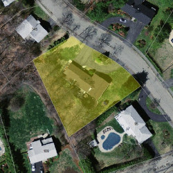 355 Upland Ave, Newton MA  02461-2028 aerial view