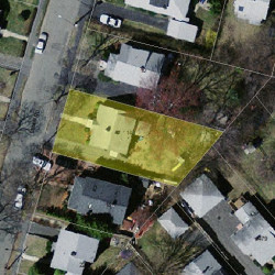 14 Bemis Rd, Newton MA 02460-1205 aerial view