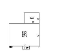 100 Cleveland St, Newton MA  02465-1563 floor plan