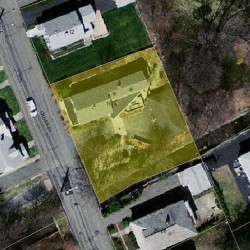 16 Cross St, Newton MA 02465-2102 aerial view