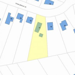 46 Charlemont St, Newton MA 02461-1908 plot plan