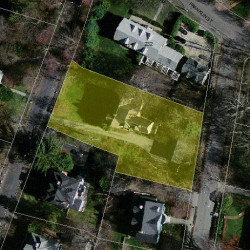 226 Park St, Newton MA  02458-2313 aerial view