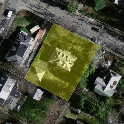 164 Ward St, Newton MA 02459-1327 aerial view