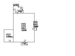 110 Parker St, Newton MA 02459-2552 floor plan