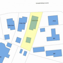 2140 Commonwealth Ave, Newton MA 02466-1903 plot plan