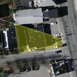 249 Centre St, Newton MA 02458-1642 aerial view