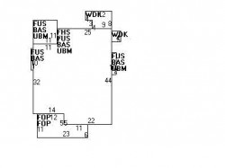 38 Harrington St, Newton MA  02460-1526 floor plan