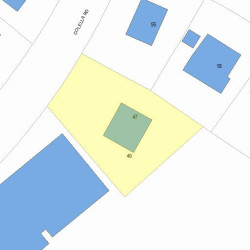 47 Colella Rd, Newton MA  02459-3623 plot plan