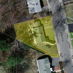 241 Woodcliff Rd, Newton MA 02461-2127 aerial view