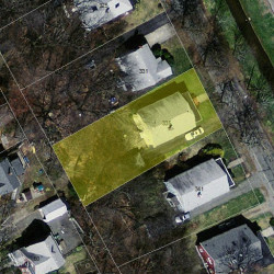 335 Albemarle Rd, Newton MA  02460-1358 aerial view