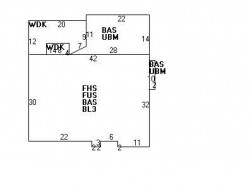 62 Alderwood Rd, Newton MA  02459-1249 floor plan