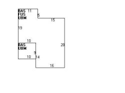 445 Highland St, Newton MA  02460-2109 floor plan
