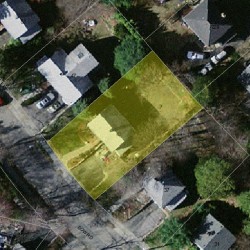 43 Bow Rd, Newton MA 02459-2555 aerial view