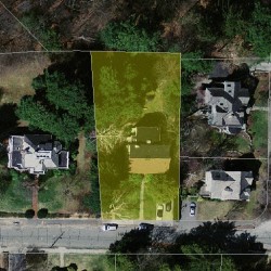 33 Hancock Ave, Newton MA 02459-1746 aerial view