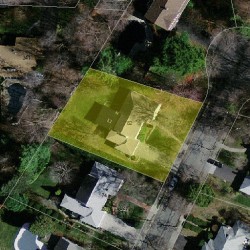 82 Broken Tree Rd, Newton MA 02459-3449 aerial view