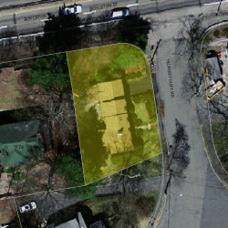 5 Hickory Cliff Rd, Newton MA  02464-1256 aerial view