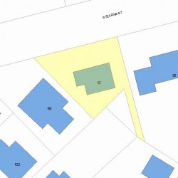 62 Stearns St, Newton MA 02459-2464 plot plan