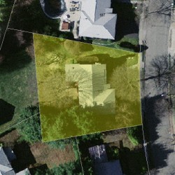 115 Adeline Rd, Newton MA 02459-2742 aerial view