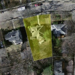 22 Halcyon Rd, Newton MA 02459-2432 aerial view