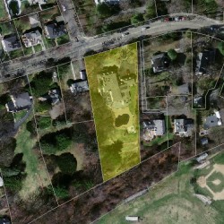 112 Homer St, Newton MA 02459-1518 aerial view