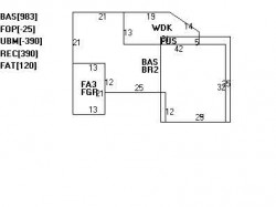 275 Winchester St, Newton MA 02461-2042 floor plan