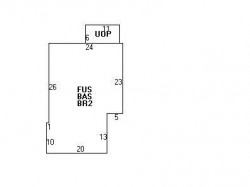 151 Harvard St, Newton MA 02460-2277 floor plan