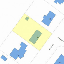 149 Wiswall Rd, Newton MA 02459-3530 plot plan